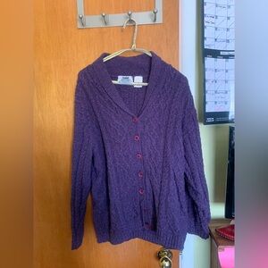 Northern Reflections Deep Purple Women's Cardigan